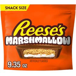 Reese's Milk Chocolate and Marshmallow Flavored Snack Size Peanut Butter Cups Candy - 9.35oz