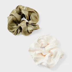 Hair Twister 2pk - A New Day™ Olive Green