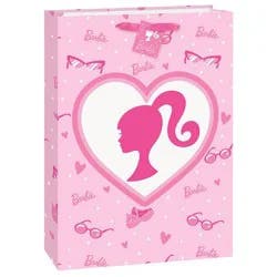Barbie Large Silhouette Paper Gift Bag with Tag Pink