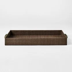 Threshold designed w/Studio McGee 10" Rectangular Woven Tray - Threshold™ designed with Studio McGee