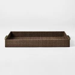 Threshold designed w/Studio McGee 10" Rectangular Woven Tray - Threshold™ designed with Studio McGee