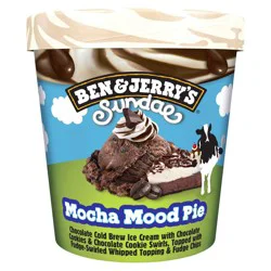 Ben & Jerry's Mocha Mood Pie Frozen Sundae - 14.44 fl oz