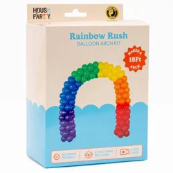 House of Party Balloon Creation Kit Flower Arch Kit Rainbow