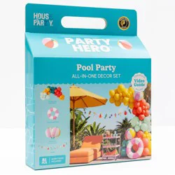 House of Party Hero Balloon Decor Kit Pool Party