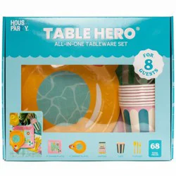 House of Party Table Hero Paper Party Kit Cool in the Pool