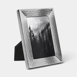 4"x6" Hammered Metal Frame - Threshold™