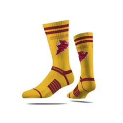 NCAA Iowa State University Premium Knit Crew Fan Logo Socks