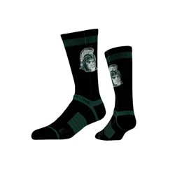 NCAA Michigan State University Premium Knit Crew Fan Logo Socks