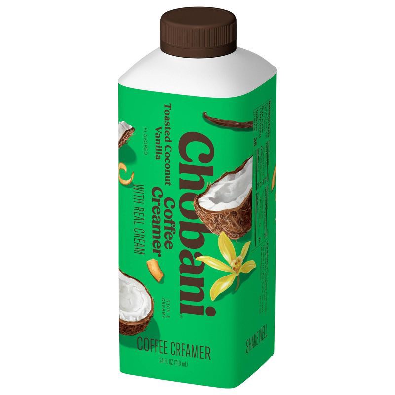 slide 3 of 9, Chobani Toasted Coconut Vanilla Dairy Creamer - 24oz, 24 oz