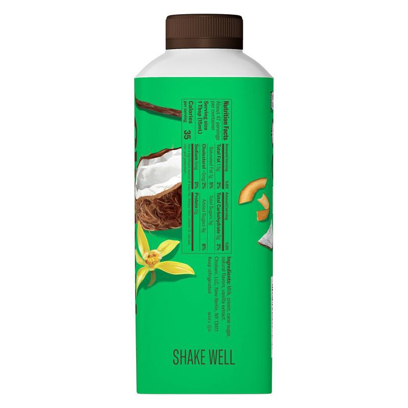 slide 4 of 9, Chobani Toasted Coconut Vanilla Dairy Creamer - 24oz, 24 oz