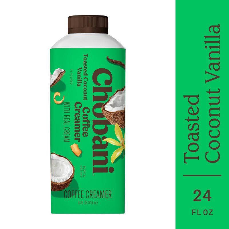 slide 6 of 9, Chobani Toasted Coconut Vanilla Dairy Creamer - 24oz, 24 oz