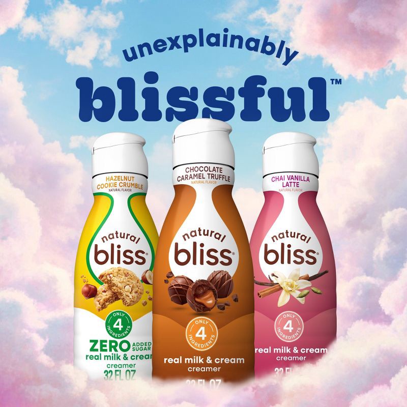 slide 6 of 8, Natural Bliss Chocolate Caramel Truffle Coffee Creamer - 32 fl oz, 32 oz