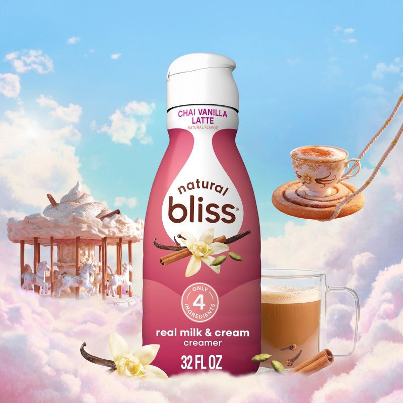 slide 2 of 8, Natural Bliss Chai Spiced Latte - 32 fl oz, 32 fl oz