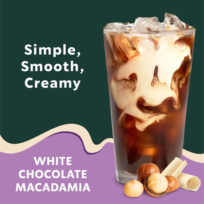 slide 3 of 8, Starbucks Creamer Dairy Sweet Cream White Chocolate Macadamia - 24oz, 24 oz