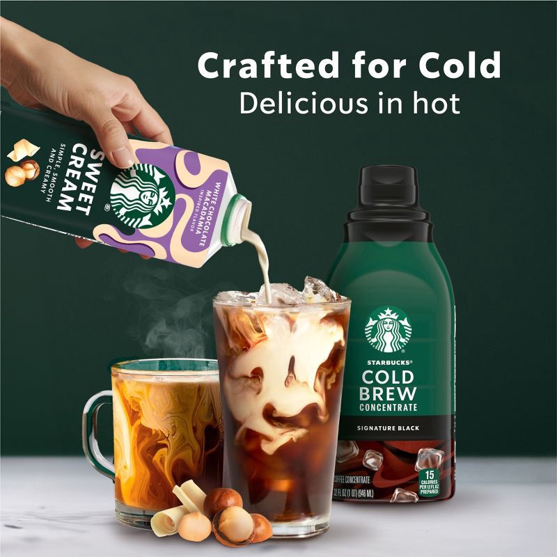 slide 4 of 8, Starbucks Creamer Dairy Sweet Cream White Chocolate Macadamia - 24oz, 24 oz