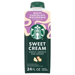 Starbucks Creamer Dairy Sweet Cream White Chocolate Macadamia - 24oz