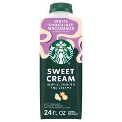 Starbucks Creamer Dairy Sweet Cream White Chocolate Macadamia - 24oz