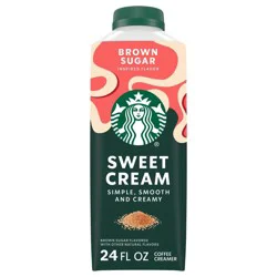 Starbucks Creamer Dairy Sweet Cream Brown Sugar - 24oz