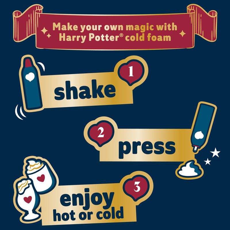 slide 6 of 8, Coffee mate Cold Foam Butterbeer Coffee Creamer - 14oz, 14 oz