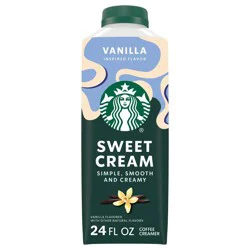 Starbucks Creamer Dairy Sweet Cream Vanilla - 24oz