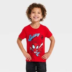 Toddler Boys' Marvel Spidey Web T-Shirt - Red 3T