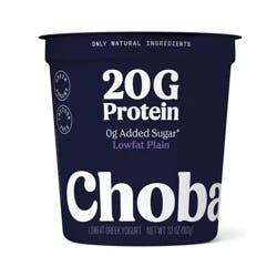Chobani Plain Greek Yogurt - 20g Protein 32oz