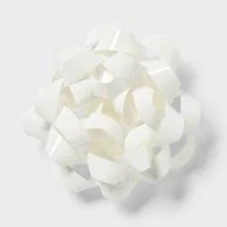 6" Large Gift Bow White - Spritz™