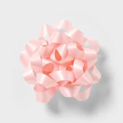 6" Large Glossy Gift Bow Pink - Spritz™