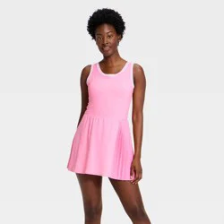 Women's Pleated Active Dress - All In Motion™ Pink XL