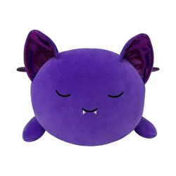Squishmallows 8"H Blas Purple Bat Weighted Sleepamallows Stuffed Animal