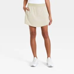 Women's Active Light Woven Skort 15.75" - All In Motion™ Tan XS