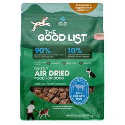 The Good List Farmland Traditions Beef & Bone Broth Dry Dog Food - 16oz