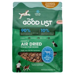 The Good List Farmland Traditions Beef & Bone Broth Dry Dog Food - 35.3oz
