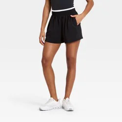 Women's Active Light Travel Shorts - All In Motion™ Black XS