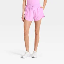 Women's Active Light Woven High-Rise Shorts 3" - All In Motion™ Light Violet XL