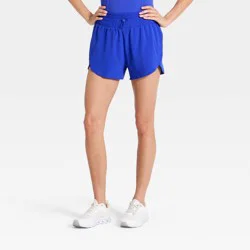 Women's Active Light Woven High-Rise Shorts 3" - All In Motion™ Cobalt Blue XXL