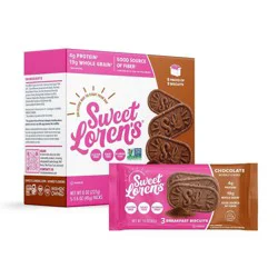 Sweet Loren's Breakfast Biscuits Chocolate Snack Bars - 1.6oz/5ct