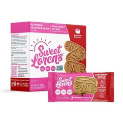 Sweet Loren's Breakfast Biscuits Cinnamon Sugar Snack Bars - 1.6oz/5ct