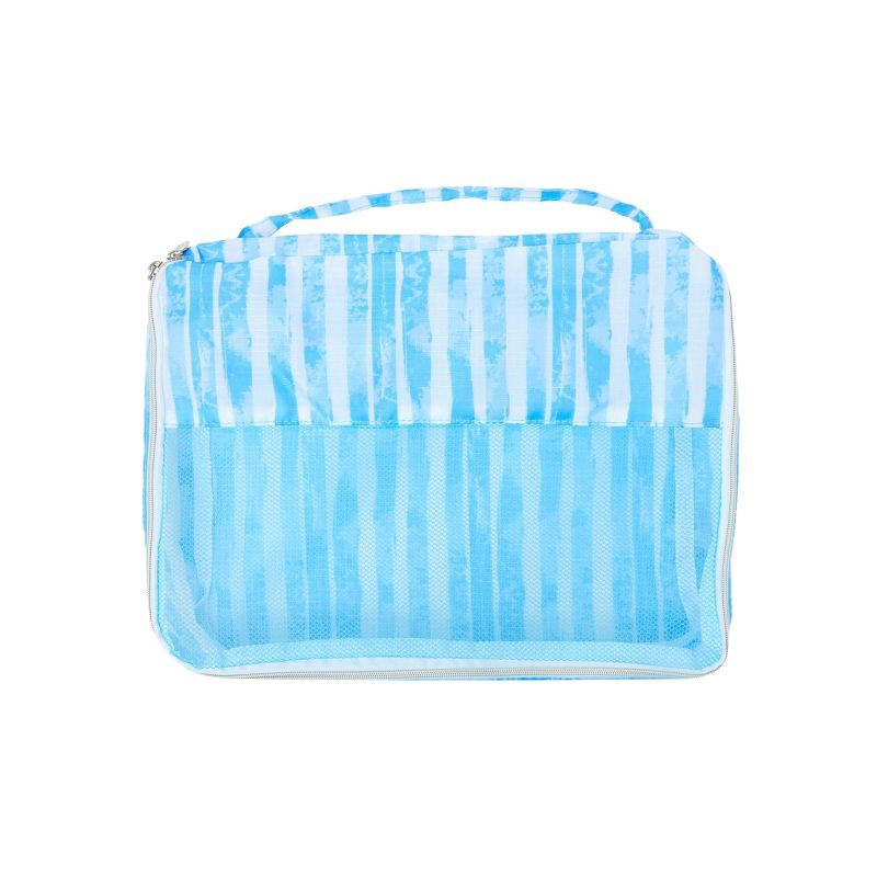 slide 3 of 6, Skinnydip Lightweight Packing Cube Set - Blue Stripe, 1 ct