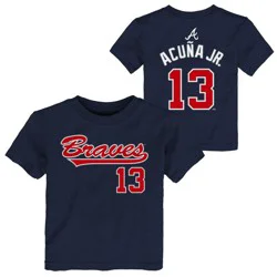 MLB Atlanta Braves Ronald Acuña Jr. Toddler T-Shirt - 4T
