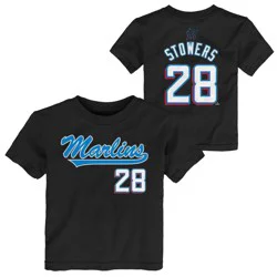 MLB Miami Marlins Kyle Stowers Toddler T-Shirt - 4T