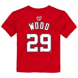 MLB Washington Nationals James Wood Toddler T-Shirt - 4T