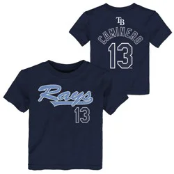 MLB Tampa Bay Rays Junior Caminero Toddler T-Shirt - 3T