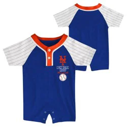 MLB New York Mets Newborn Romper - 0-3M