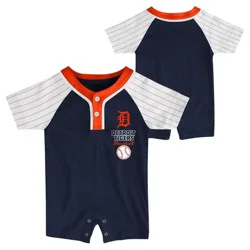 MLB Detroit Tigers Newborn Romper - 3-6M