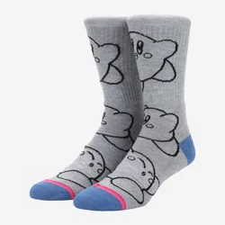 Grey Kirby Men's Socks - 6-12