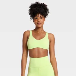 Women's Everyday Soft Light Support Minimal Bra - All In Motion™ Light Green S
