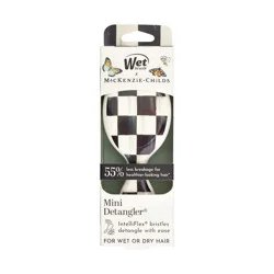 MacKenzie-Childs x Wet Brush Mini Detangler - Courtly Check: Hair Styling, Nylon Bristles, For All Hair Types