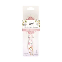 Wet Brush x MacKenzie Childs Keychain Detangler Hair Brush - Rosy Check: For All Hair Types, Nylon Bristles