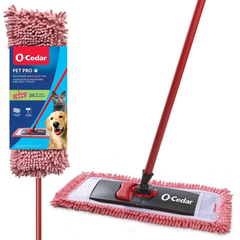 slide 1 of 13, O-Cedar Pet Pro Microfiber Hair & Dust Mop, 1 ct